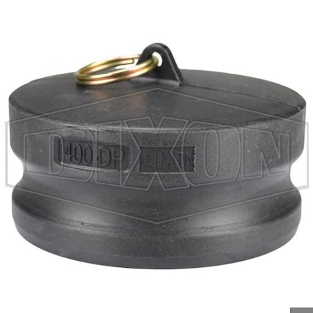 Dixon Type P Cam and Groove Dust Plug, 4 in Nominal, Polypropylene, Domestic PPP400